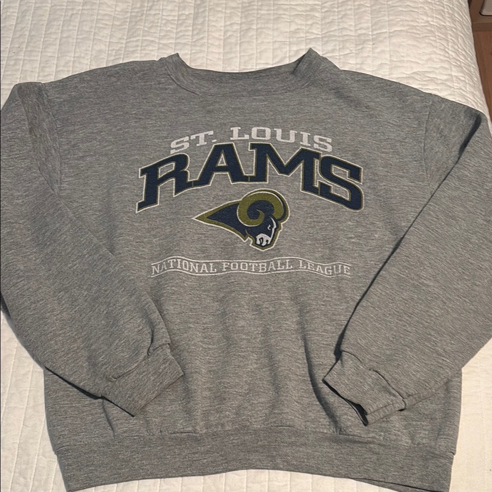 Vintage St. Louis Rams Gray Sweater